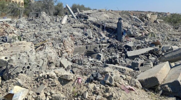 الجيش الإســــرئيلي استهدف غرفة جاهزة في بلدة مارون الراس