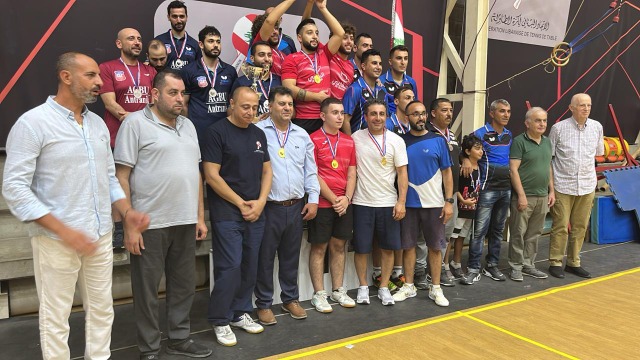 الأهلي _ صيدا يكتب سطر المجد في بطولة لبنان لكرة الطاولة
