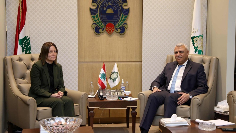 اللواء شقير يستقبل السفيرة السويدية ووفد الجامعة اللبنانية الثقافية
