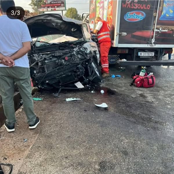 ​على جسر عابا في الكورة: ٦ جرحى إثر تصادم بين شاحنة ودراجة نارية وجيب