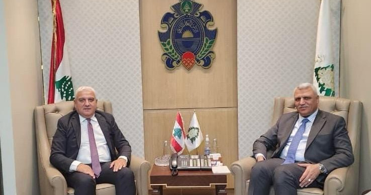 اللواء شقير يستقبل رئيس الجامعة اللبنانية الكندية LCU ووفداً من بلدية عرسال