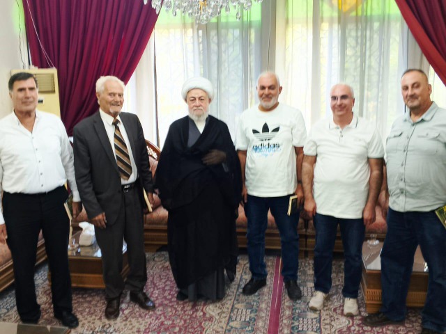 المفتي عسيران يستقبل وفد الحزب الوطني ضمن جولاته على الفاعليات السياسية في صيدا