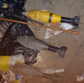 "تحمل كتابات بالعبرية"... أمن الدولة يضبط قذائف في برج حمود