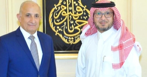 خلدون الشريف بعد لقائه السفير بخاري: المملكة حريصة على استقرار لبنان ووحدته
