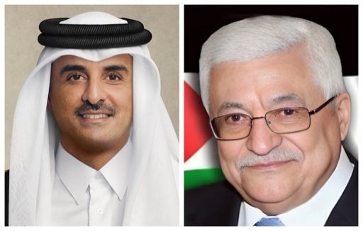 الرئيس عباس يثمن التصريحات الصادرة عن دولة قطر الداعمة للحقوق الفلسطينية