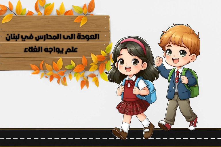 العودة إلى المدارس في لبنان: علم يواجه الغلاء!