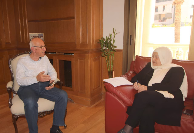 بهية الحريري تعرض مع الترياقي شؤوناً عمالية وحياتية