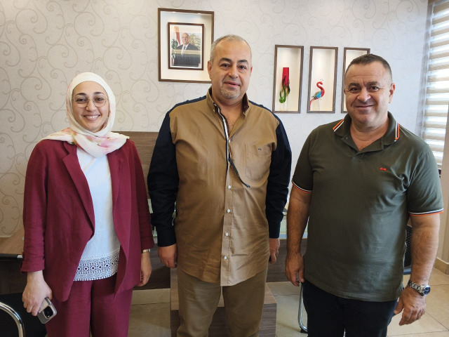 عامر معطي يلتقي رئيس مصلحة كهرباء لبنان الجنوبي سامر عبد الله