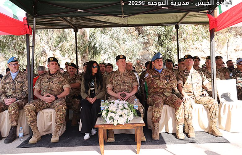 قائد الجيش يفتتح ثكنة محمد فرحات في كفردونين