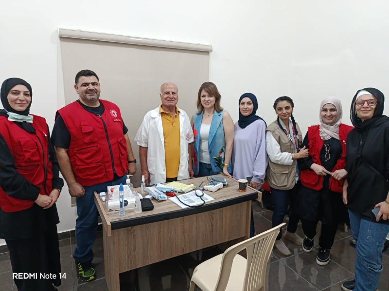 جمعية رحيم والصليب الأحمر اللبناني يواصلان تقديم الخدمات الصحية في صيدا