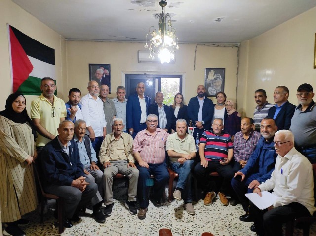 بتوجيهات الرئيس عباس وتعليمات  د. أحمد أبو هولي وفد الدائرة يزور منطقة الشمال في لبنان