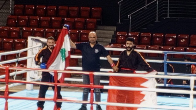البطل الصيداوي حسني توتنجي يتألق ويتأهل لنهائي بطولة البحرين للدفاع عن النفس