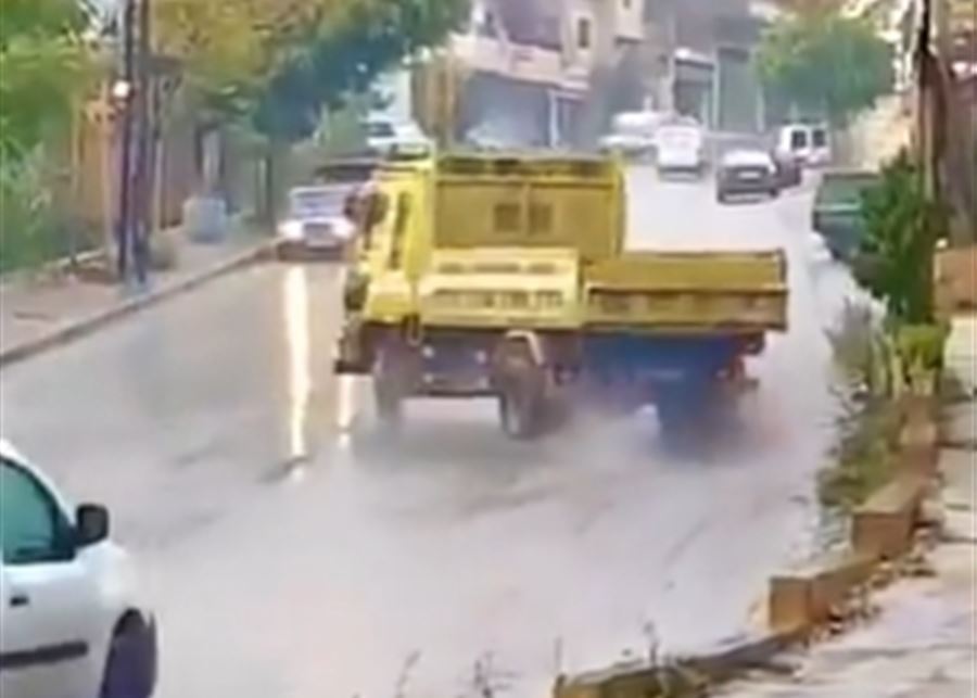 بعد فيديو "التشفيط" بالشاحنة... قوى الأمن توقف السائق!