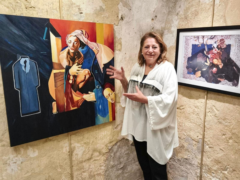 صيدا تحتضن معرض الفنانة دينا شرارة بمبادرة من هالة جواد