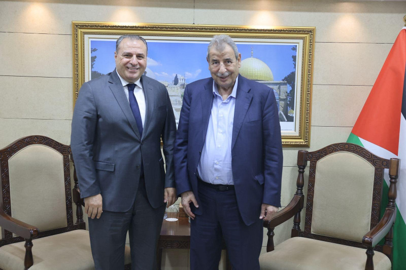 د. خوري يبحث مع السفير الأردني ترتيبات عيد الميلاد في الأراضي المقدسة