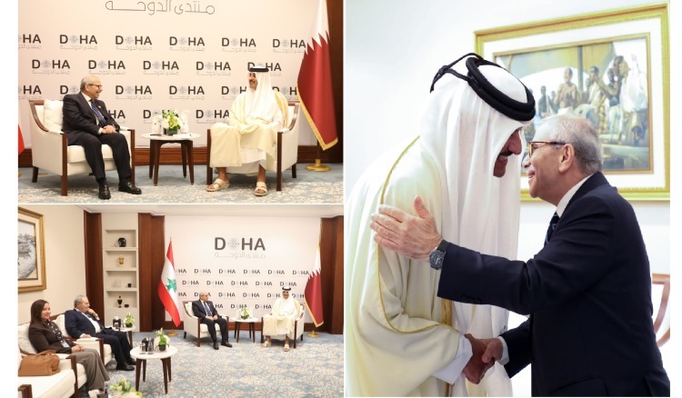 أمير دولة قطر يؤكد للرئيس سلام استمرارهم في دعم لبنان سياسياً واقتصادياً