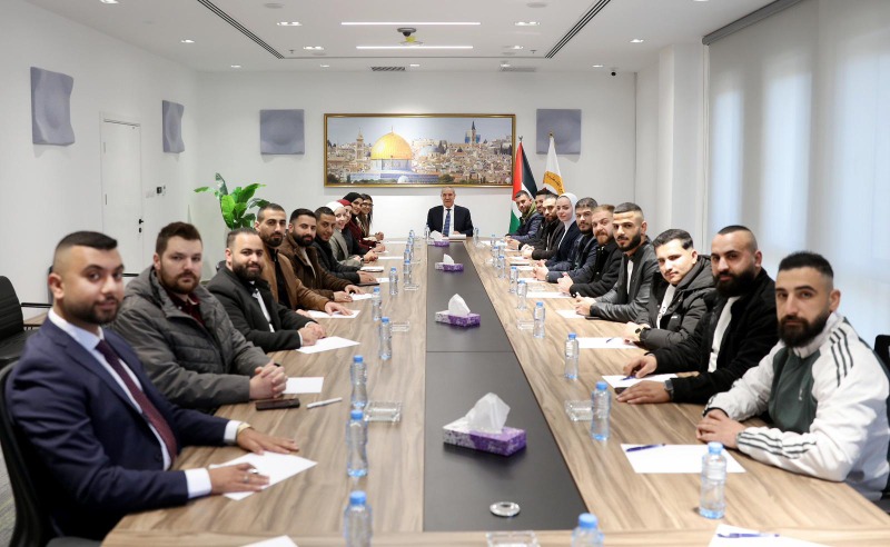 الشيخ يستقبل سكرتاريا الشبيبة الفتحاوية ويشيد بنجاح الانتخابات وتعزيز الدور الشبابي