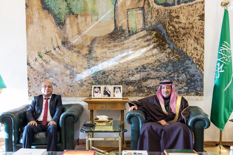 د. أبو هولي يبحث مع نائب وزير الخارجية السعودي تداعيات "حرب الإبادة" في قطاع غزة والعدوان على مخيمات شمال الضفة والقدس المحتلة