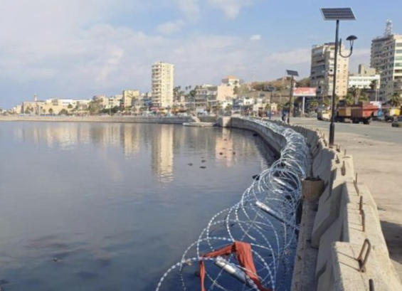 توضيح من بلدية صيدا حول الشريط بين حوض المرفأ والكورنيش الجديد