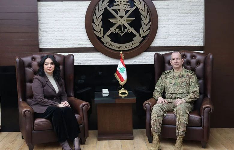 قائد الجيش العماد هيكل يستقبل القائمة بأعمال السفارة العراقية