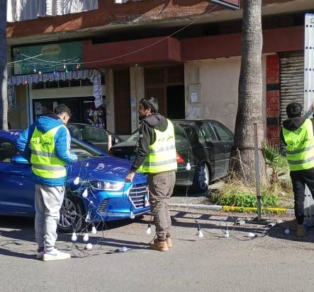 بدء أعمال إنارة أحياء مدينة صيدا ومحيطها بمبادرة من "معطي غروب" استعداداً لشهر رمضان المبارك