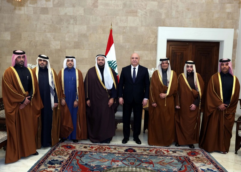 الرئيس عون يستقبل الوزير القطري محمد الخليفي: الدعم القطري مستمر ولبنان يراهن على الشراكة مع الدوحة