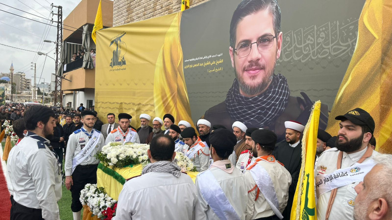 "الحزب" يشيّع الإعلامي الشهيد نور الدين في مدينة صور