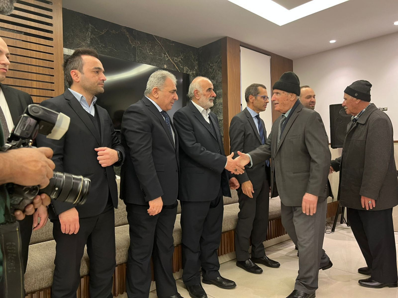 السفير الاسعد يعزي النائب علامة بوفاة عمه جلال علامة