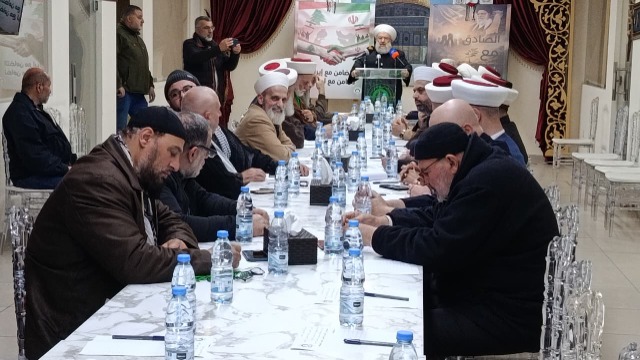 لقاء تضامني في صيدا مع الجمهورية الإسلامية الإيرانية في مواجهة التهديدات الأميركية