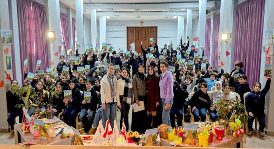 "لغتنا هويّة وانتماء وثقافة".. قراءات تفاعلية من "دار البنان" لطلاب "ثانوية مار يوسف الظهور - صيدا"