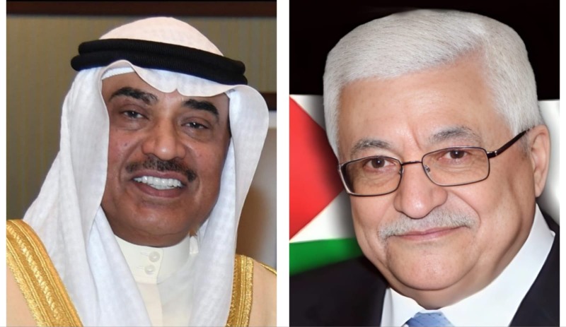 الرئيس عباس يجري اتصالاً هاتفياً بولي عهد الكويت