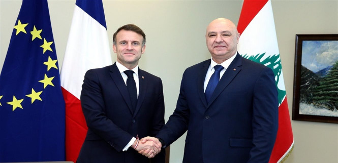 بعد تهديد الضاحية الجنوبية... طلب عاجل من الرئيس عون لماكرون