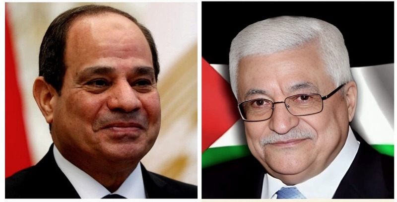 الرئيس عباس يجري اتصالا هاتفيا مع نظيره المصري
