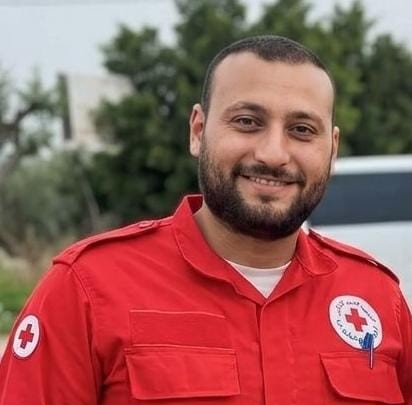 الصليب الاحمر ينعى الشهيد المسعف يوسف عساف