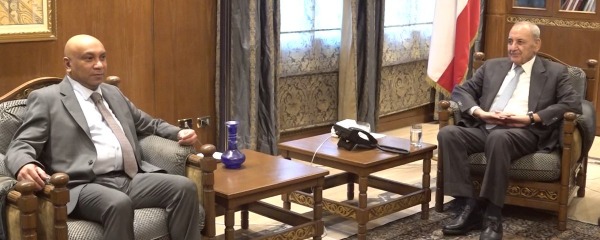 الرئيس بري يستقبل سفير الكويت  ورئيس الهيئة الناظمة لسلامة الغذاء