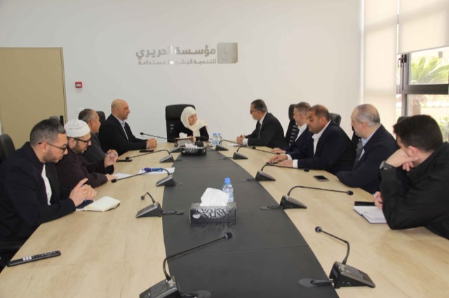 بهية الحريري تستقبل وفد جمعية المقاصد الخيرية الإسلامية في صيدا برئاسة فايز البزري
