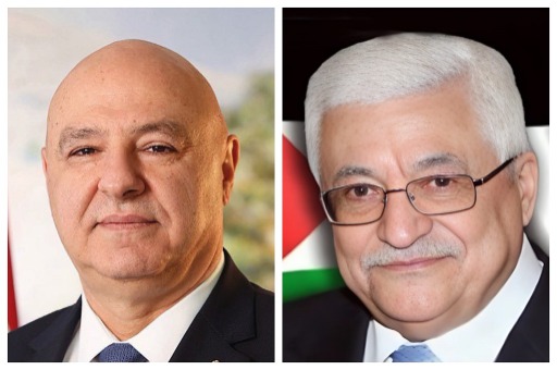الرئيس عباس يجري اتصالاً هاتفياً مع الرئيس عون