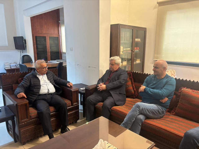 لقاء بين النائب سعد وحنا غريب: تعزيز التضامن الوطني في مواجهة العدوان