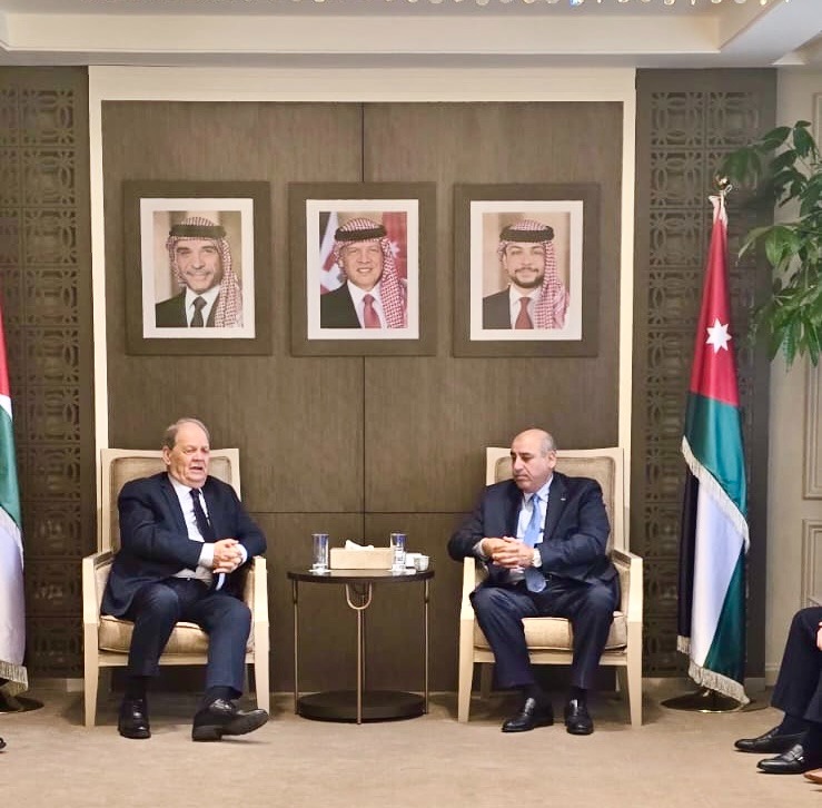 فتوح يبحث مع رئيس النواب الأردني تطورات الأوضاع الفلسطينية