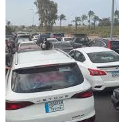 زحمة العائدين إلى الجنوب المشهد من جسر القاسمية