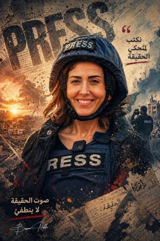 المكتب الإعلامي للتنظيم الشعبي الناصري ينعى الصحافية الشهيدة آمال خليل