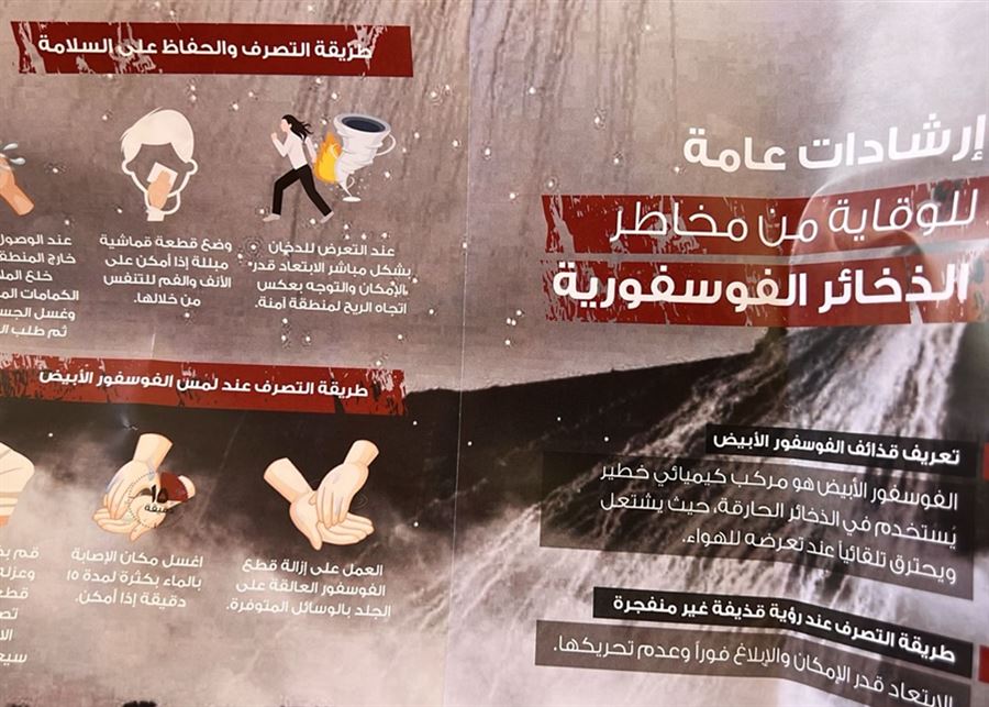بالصور - الجيش يوزّع مناشيراً توعويّة للمواطنين: بلّغوا فوراً!