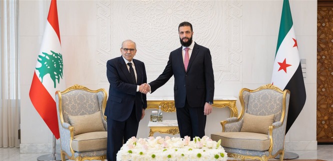انطلاق مسار العلاقات الطبيعية بين لبنان وسوريا من بوابة قصر الشعب