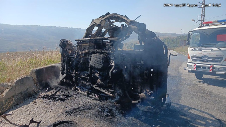 بيانٌ صادر عن قيادة الجيش حول استشهاد عسكريين في غارة إسرائيلية