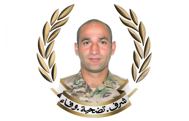الجيش ينعى الجندي الشهيد محمد سليمان الأحمد