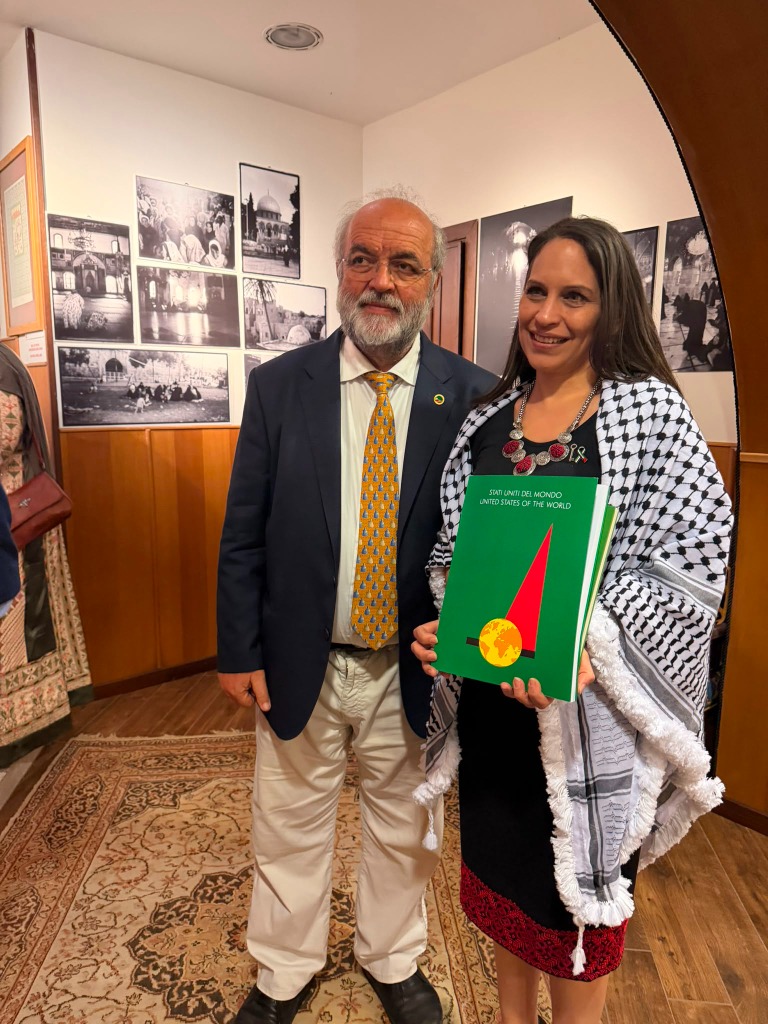 منظمة "الولايات المتحدة للعالم" الإيطالية تمنح السفيرة الفلسطينية منى أبو عمارة لقب "سفيرة العالم 2026"