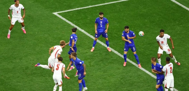 انكلترا تستهل مشوارها في المونديال بالفوز على كرواتيا 4-2