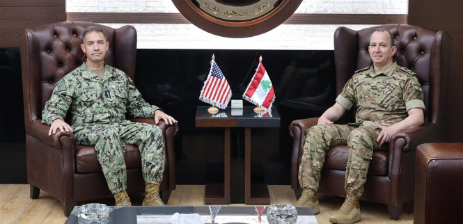 العماد هيكل يستقبل قائد القيادة المركزية في الجيش الأميركيّ