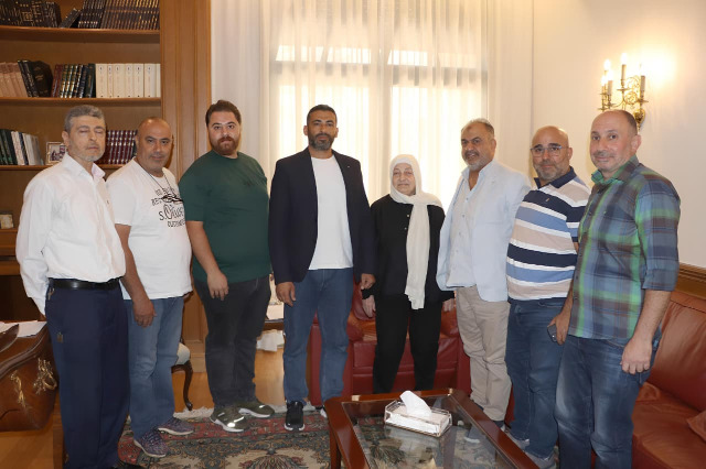 بهية الحريري تستقبل الهيئة الإدارية  لـ"المعني - صيدا" برئاسة يوسف أرقدان