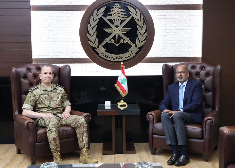 قائد الجيش يبحث مع مسؤولين أمميين الأوضاع في لبنان والمنطقة